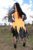 Latex Kleid Witch